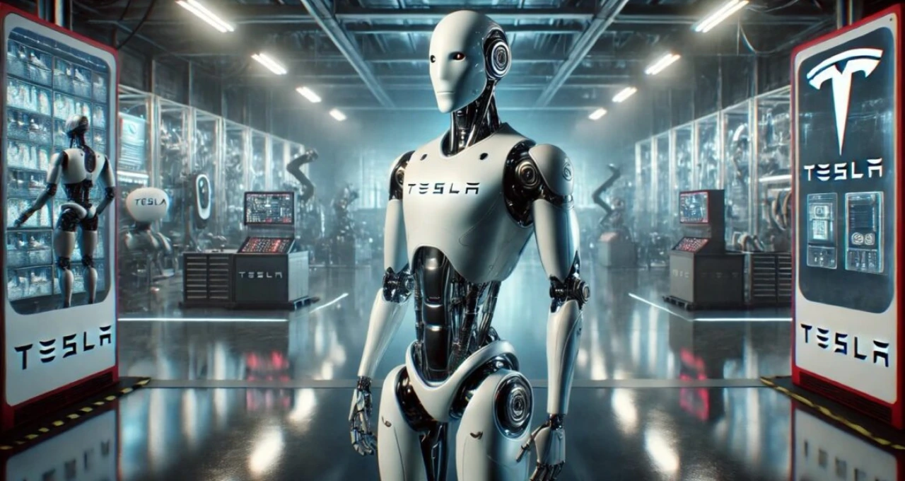 Tesla humanoid robots 2024